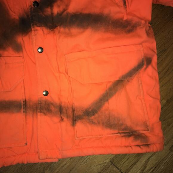Guide LINE Blaze Orange Deer Buck Gun Hunting Jacket Coat Mens MEDIUM HOODED - Picture 11 of 16